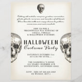  Halloween Skull Party Flyer (Voorkant)