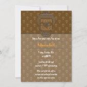 Halloween Skull Party Invitation Kaart (Voorkant)