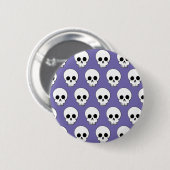 Halloween Skull Patroon Ronde Button 5,7 Cm (Voorkant /achterkant)