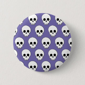 Halloween Skull Patroon Ronde Button 5,7 Cm