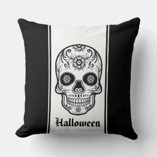 Halloween Skull Pillow Kussen