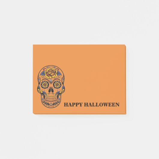 Halloween Skull Post-it® Notes (Voorkant)