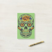 Halloween Skull Post-it® Notes (Op bureau)