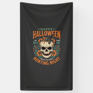 Halloween Skull Pumpkin Hunting Night Design_1 Spandoek