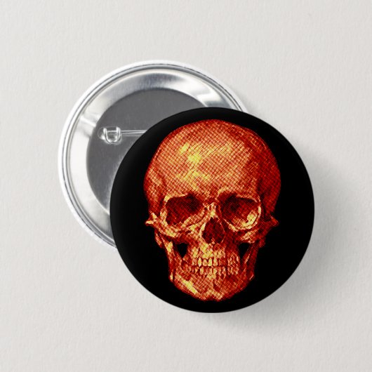 Halloween Skull Ronde Button 5,7 Cm (Voorkant /achterkant)