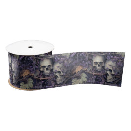  Halloween Skull Satijnen Lint