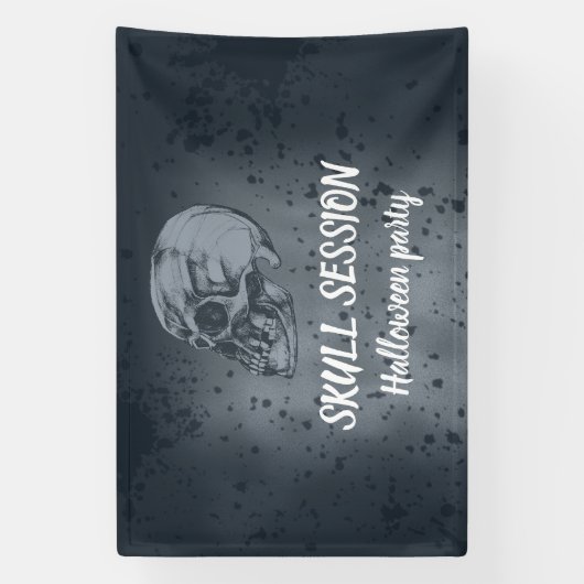 Halloween Skull Session Spandoek (Verticaal)