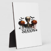 Halloween Skull Skeleton Fotoplaat (Zijkant)