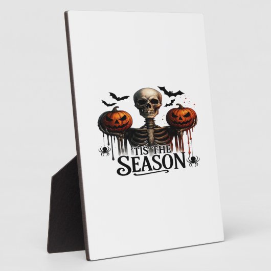 Halloween Skull Skeleton Fotoplaat (Zijkant)