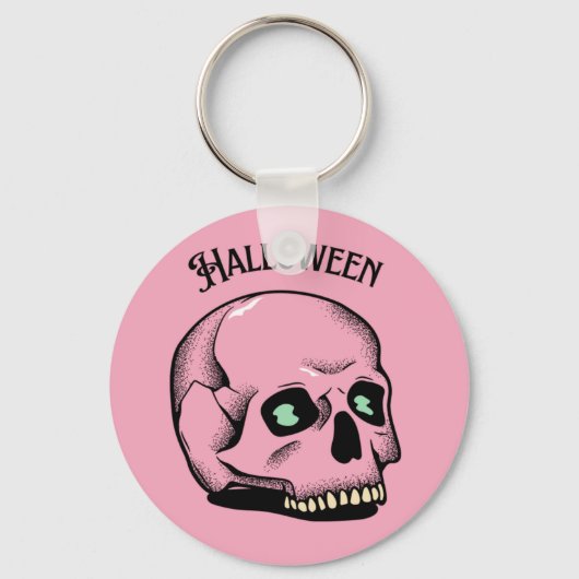 Halloween Skull Sleutelhanger (Voorkant)