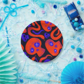 Halloween Skull & Snake Paper Bord (Feest)