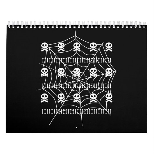 Halloween Skull Spider Web Costume Trick Or Treat Kalender (Hoes)