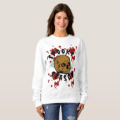 Halloween Skull Spooky Trui (Voorkant volledig)