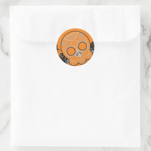 HALLOWEEN SKULL STICKER (Tas)