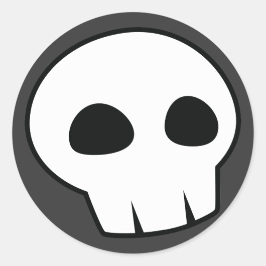 Halloween Skull Sticker (Voorkant)