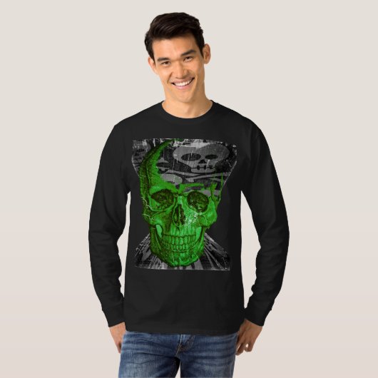 Halloween Skull T-shirt (Voorkant volledig)