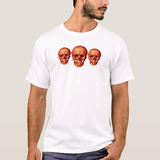 Halloween Skull T-Shirt (Voorkant)