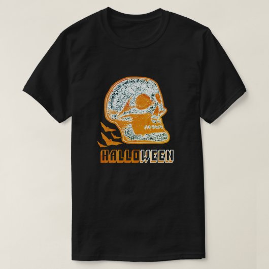 HALLOWEEN SKULL T-Shirt (Design voorkant)