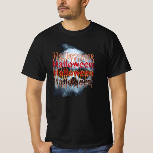 Halloween Skull T-shirt (Voorkant)