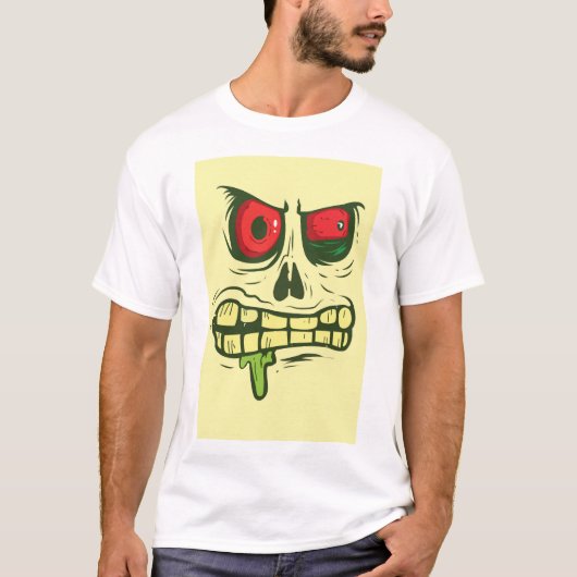 Halloween Skull T-shirt (Voorkant)