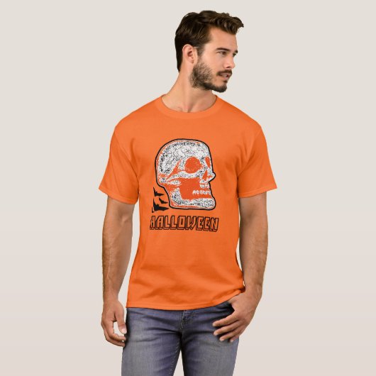 HALLOWEEN SKULL T-SHIRT (Voorkant volledig)
