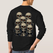 Halloween Skull T-shirt met lange mouwen - Spooky  (Achterkant)