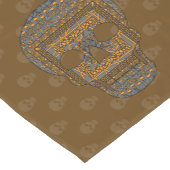 Halloween Skull Table Runner Korte Tafelloper (Hoek)