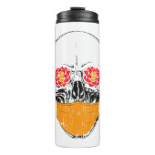Halloween Skull Thermosbeker (Voorkant)