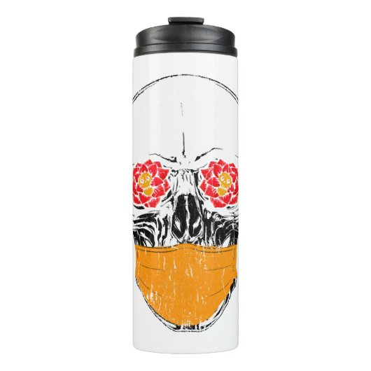 Halloween Skull Thermosbeker (Voorkant)