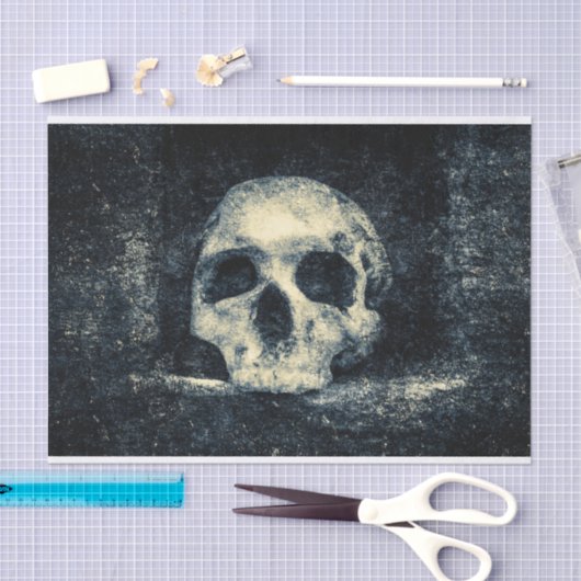 Halloween Skull Tissuepapier (Craft)