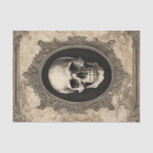  Halloween Skull Tissuepapier (Voorkant)