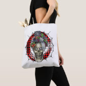 Halloween Skull Tote Bag (Dichtbij)