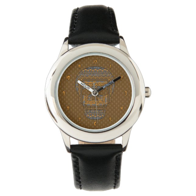 Halloween Skull Watch Horloge (Voorkant)