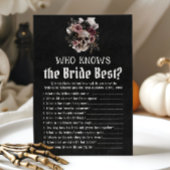 Halloween Skull Wie kent de bruid beste spel Kaart