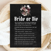 Halloween Skull Wie kent de bruid beste spel Kaart