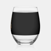 Halloween Skull Wijnglas Zonder Voet (Links)