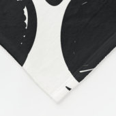 Halloween Skulls Botten Doodle Pattern Fleece Deken (Hoek)