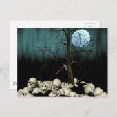 Halloween Skulls Briefkaart (Voorkant / Achterkant)