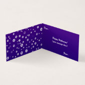 Halloween Skulls Folded Card Kaart (Binnen)