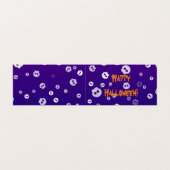 Halloween Skulls Folded Card Kaart (Buitenkant ongevouwen)