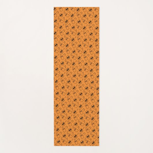 Halloween Skulls Ghosts Ditzy Pattern | Yoga Mat (Voorkant)
