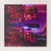 Halloween Skulls Horror Legpuzzel (Horizontaal)