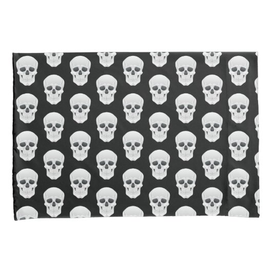 Halloween Skulls Kussensloop Set (Voorkant-Rechts)