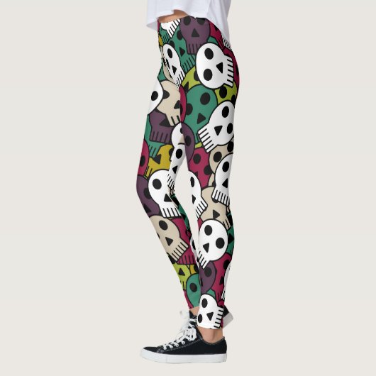 Halloween Skulls Leggings (Links)