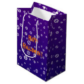Halloween Skulls Medium Cadeauzakje (Voorkant Gekanteld)