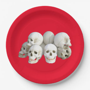 Halloween Skulls Paper Bord