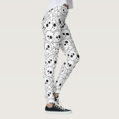 Halloween Skulls Pattern Leggings (Rechts)
