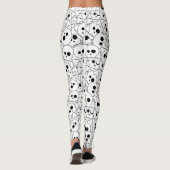 Halloween Skulls Pattern Leggings (Achterkant)