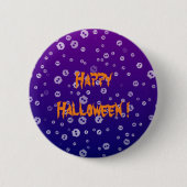 Halloween Skulls Ronde Button 5,7 Cm (Voorkant)