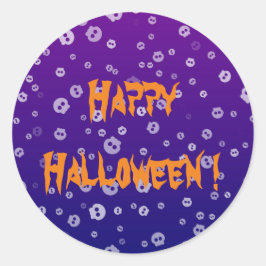 Halloween Skulls Ronde Sticker